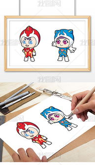 2019Q版科技IP樂園企業形象衍生品設計圖片下載指南